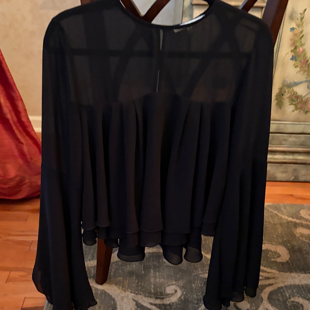 Chic Black Women's Blouse
